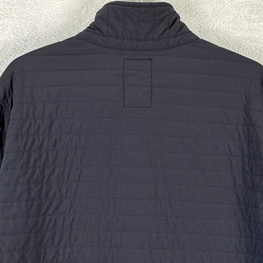 Relwen Jacket Men M Black Navy Windzip Popover Quilted Nylon Preppy Huckberry - Picture 6 of 12
